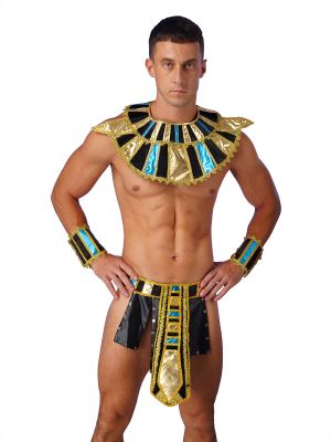 Men's Greek God Costume Roman Soldier Roleplay Outfits