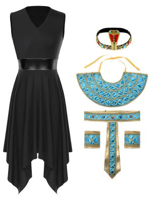 Womens Ancient Egyptian Cleopatra Costume Set