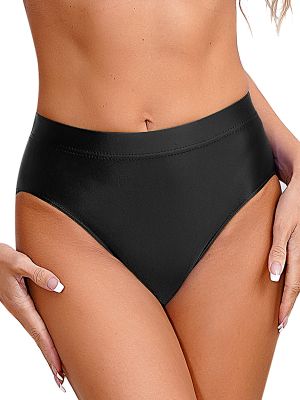 Womens Glossy Smooth Briefs Underwear Lingerie