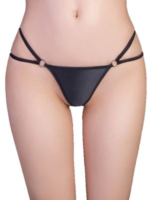 Women's Sexy Glossy Sheer Panties Thongs Lingerie