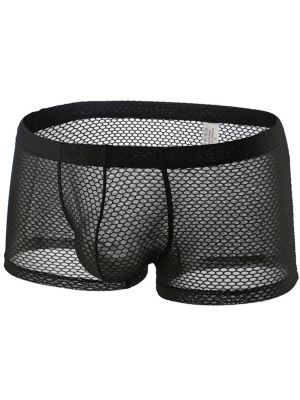 Mens Low Rise Breathable Mesh Contour Pouch Underwear