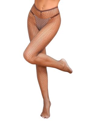 Womens Fishnet Pantyhose High Stretchy Stockings