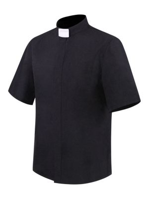 Men's Clergy Shirts Tab Collar Priest Shirt 