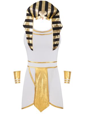 Men's Ancient Egypt King Pharaoh Toga God Costume
