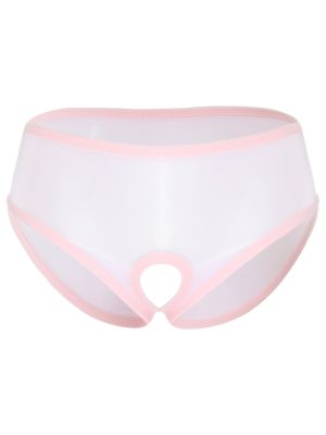 Womens Silky Glossy Semi-Sheer Ultra Thin Panties