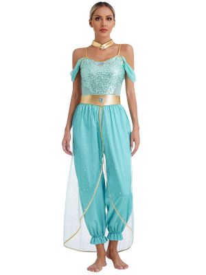 Women's Arabian Princess Costume Belly Dance Outfit