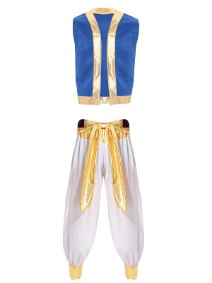 Mens Arabian Prince Roleplay Costume for Halloween Party