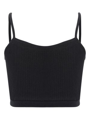 iEFiEL Girls Camisole Bra Crop Tops Ribbed Knitted Tank Tops Athletic Training Sports Bra Comfort Soft Everyday Bra